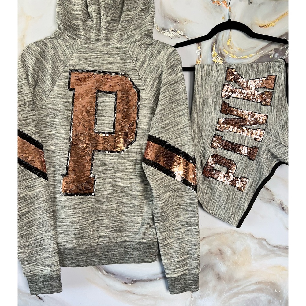 NWOT Rose Gold Sequin Set
